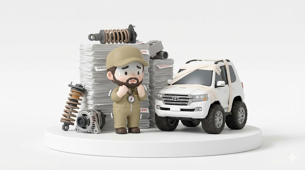 ランクル200故障・弱点まとめ｜AHC・水回りの修理費と【20万kmの真実】