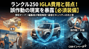 ランクル250 IGLA費用と弱点！誤作動の現実を暴露【必須装備】