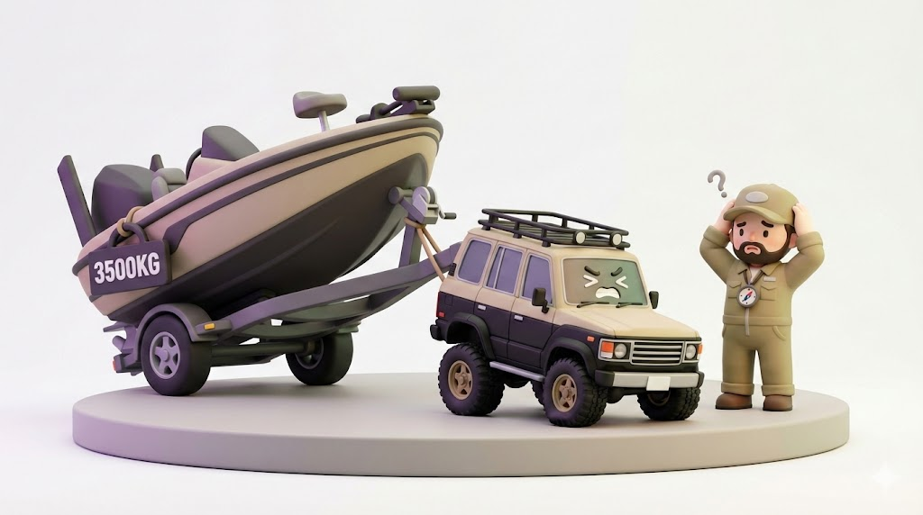 ランクル250牽引の真実！3500kgの罠と純正ヒッチ950登録