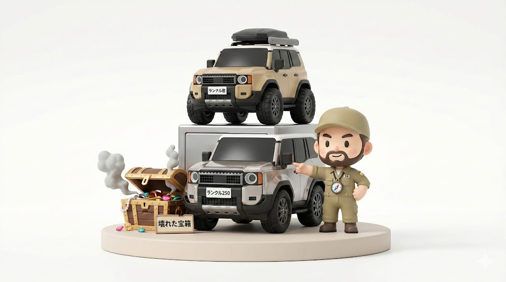 ランクル250対競合！ディフェンダー・ラングラーとの残酷な格差