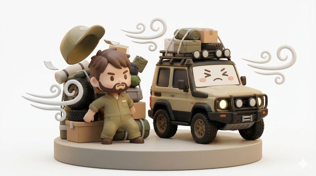 罠だらけ？ランクル250ルーフラック選び！ARBと風切り音の真実