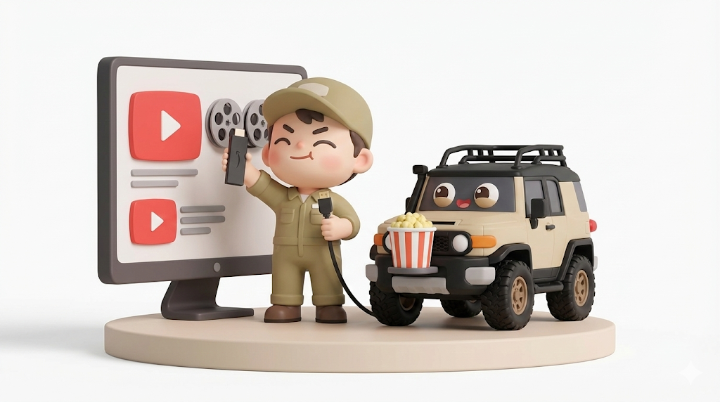 ランクル250ナビでYouTube！HDMIとキャンセラーの正解全手順