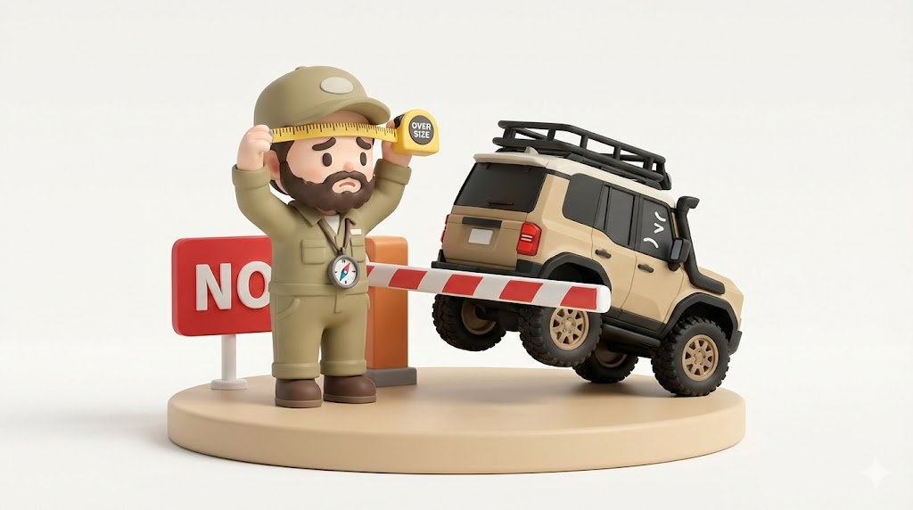 【実測検証】ランクル250はマンション駐車場に入らない？全幅1980mmの罠