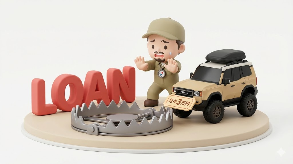 ランクル250残クレの罠！月々3万の嘘と120万損する真実【シミュ】