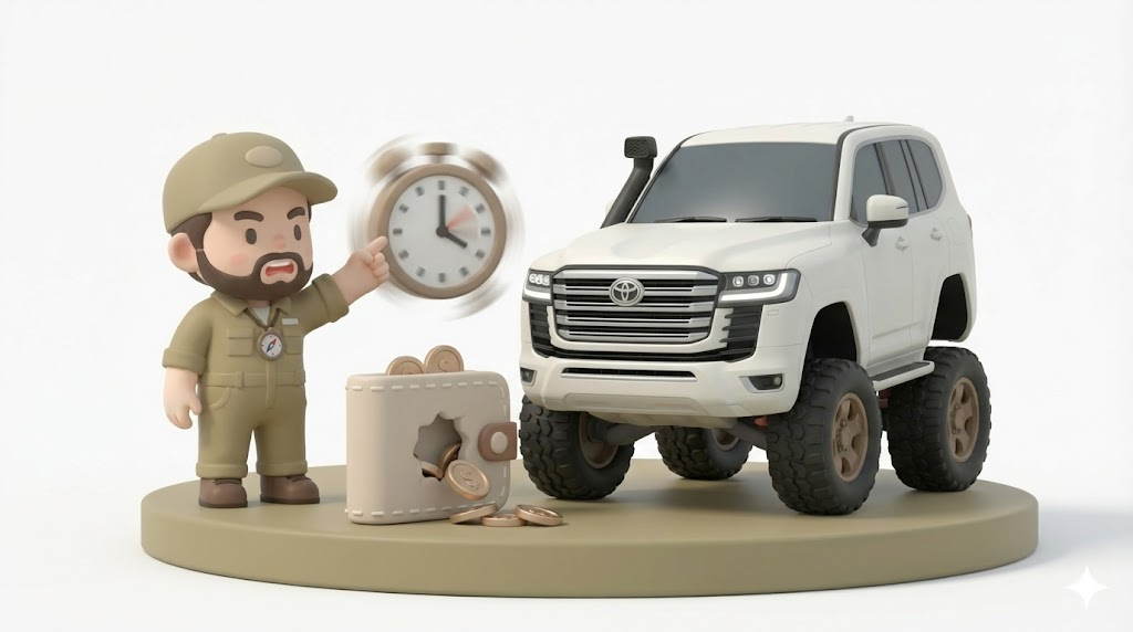 ランクル300 KINTOは損？納期短縮の罠と法人契約の損益分岐点