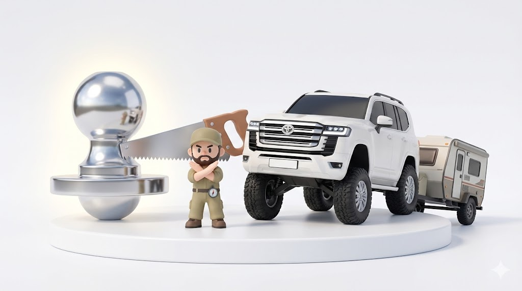 ランクル300牽引の真実｜ヒッチメンバー選びと3.5tの代償