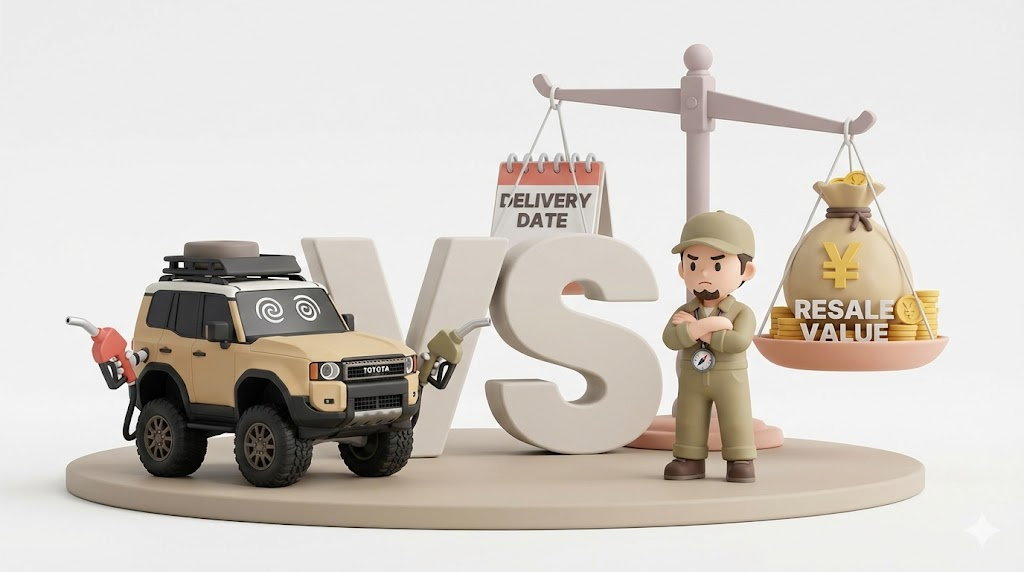 ランクル250ガソリンvsディーゼル決着！納期とリセールで選ぶ正解