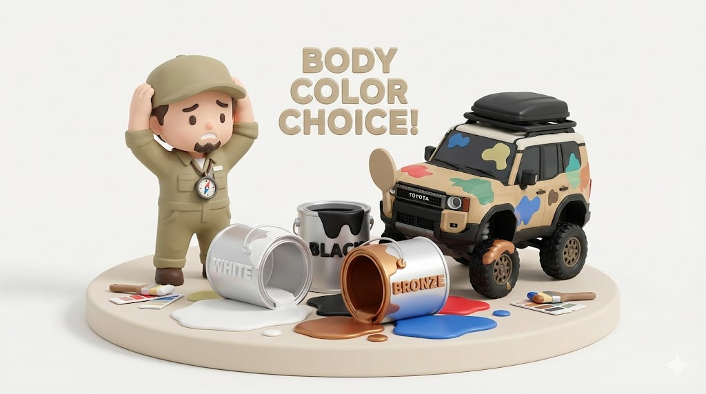 ランクル250人気色2025！リセール差額と黒維持の地獄