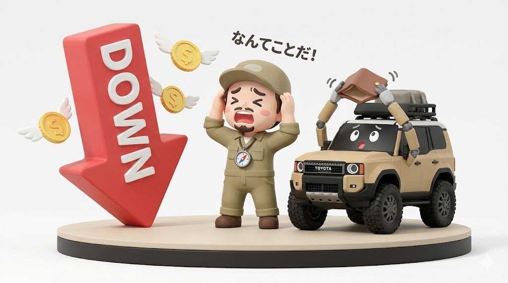 【2025年11月】ランクル250業者AA相場と輸出プレ値｜150万損する暴落サイン