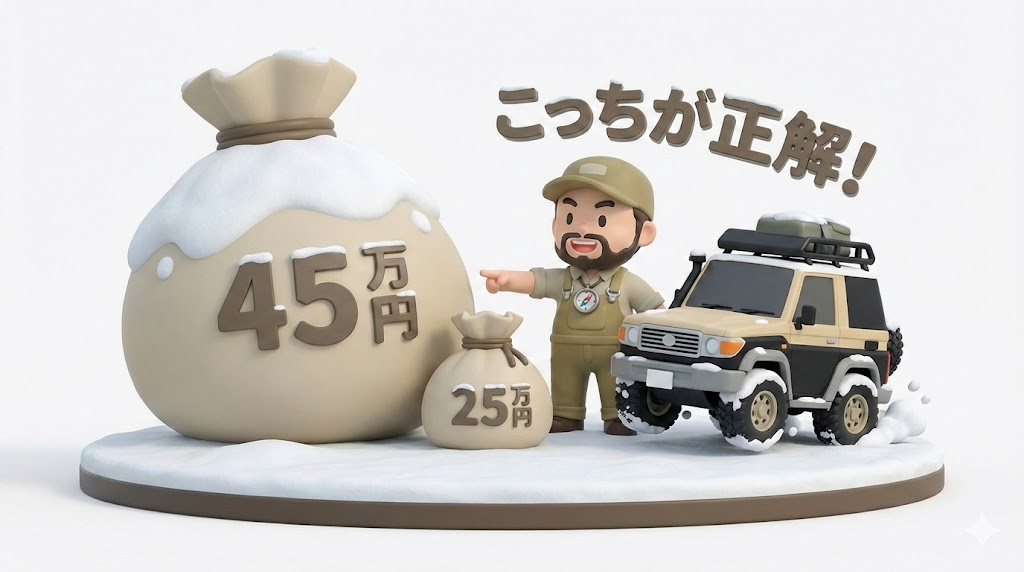 ランクル250スタッドレス｜純正は買うな！18インチで20万浮かす極意