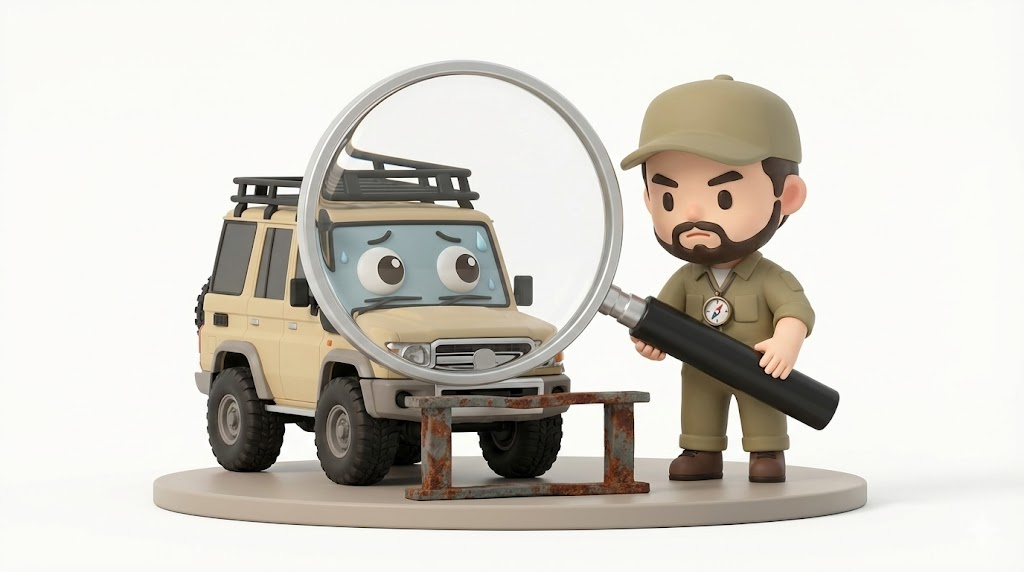 【悲報】ランクル70中古の真実｜錆と維持費で地獄を見ない選び方