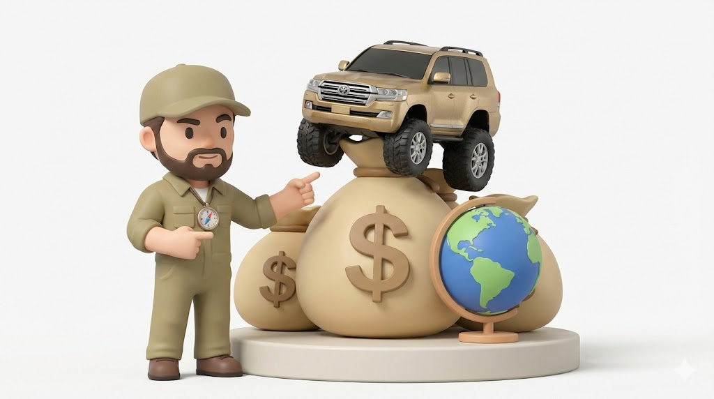 ランクルリセールなぜ高い？輸出の仕組みと暴落リスク【資産防衛】