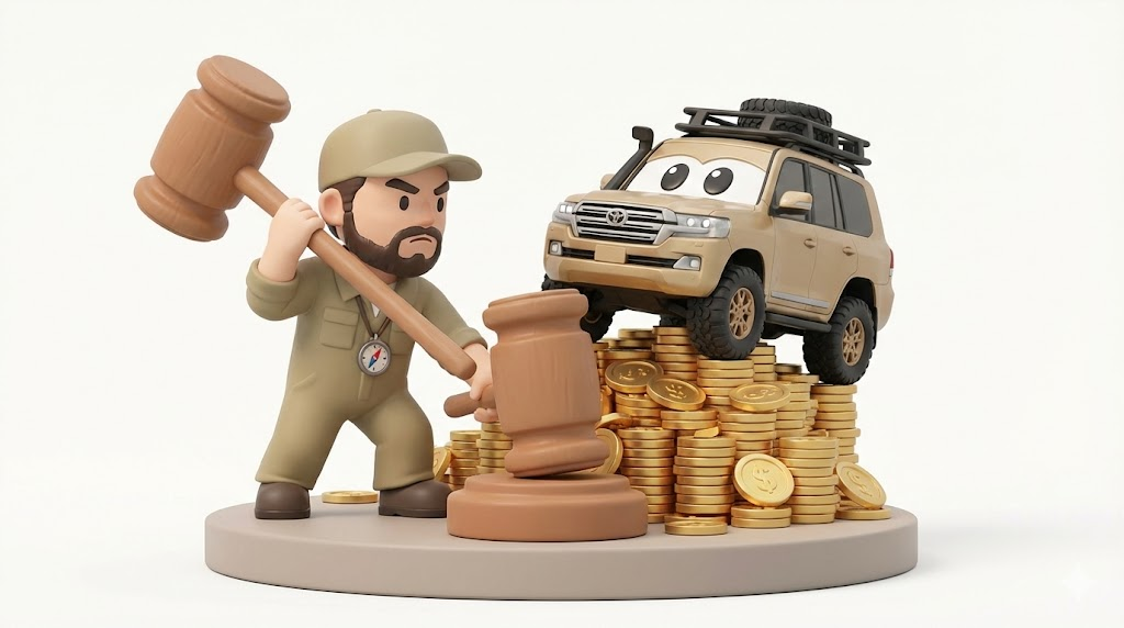 【暴露】ランクル200オークション相場2025！後期/中期の底値