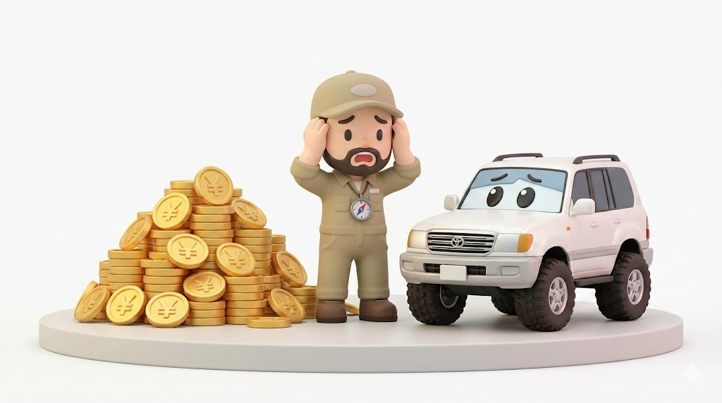 ランクル100維持費の残酷な現実｜1ナンバーで年8万浮く？全費用公開