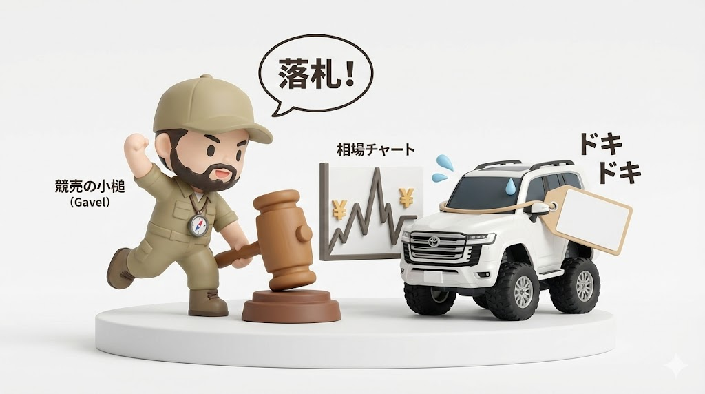 ランクル300 オークション 相場｜最新落札価格と2025年の売り時