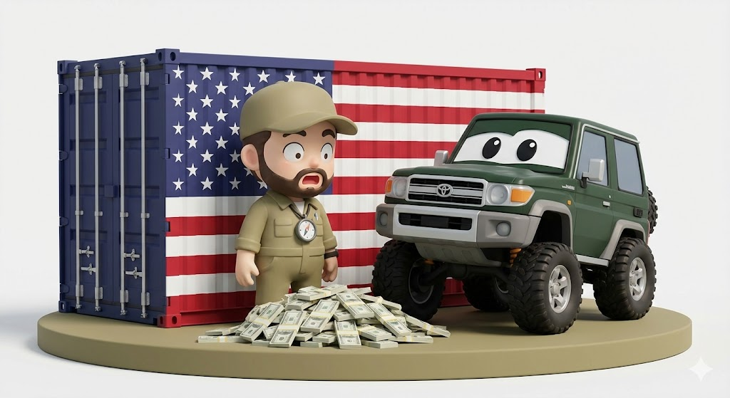 ランクル80輸出相場【2026暴露】米国25年ルールと買取の真実