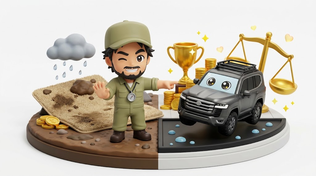 【要注意】ランクル300のフロアマット選び！7万円の勘違いとリセール防衛術