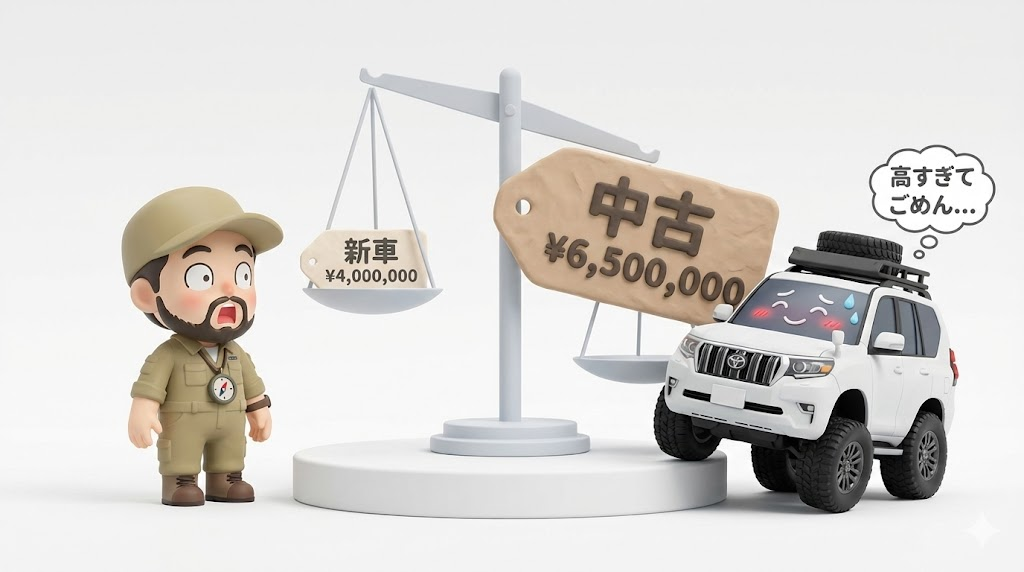 【悲報】プラド150価格高騰の真実｜新車定価vs中古相場の全記録