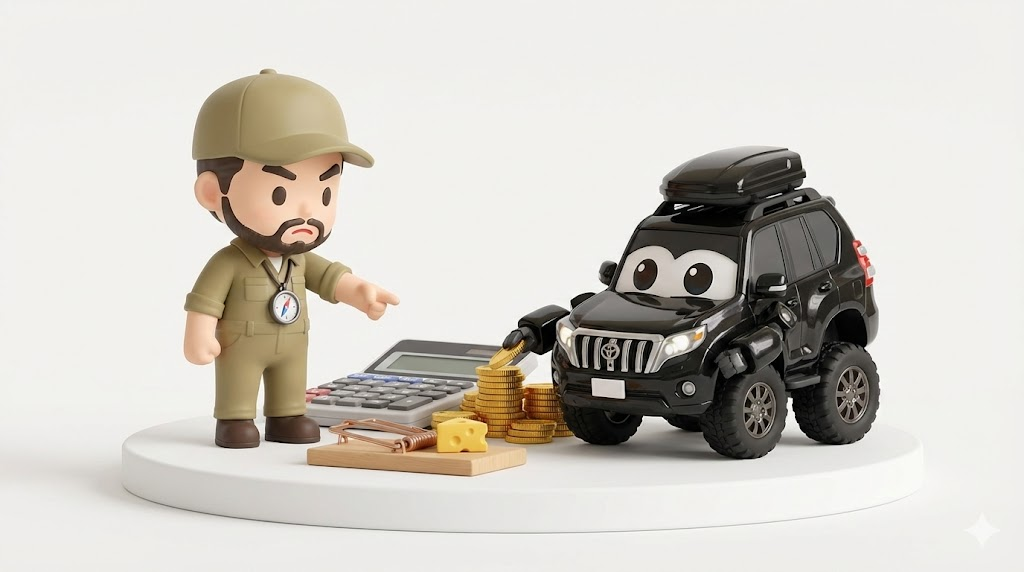 プラド150維持費【年20万差】1ナンバーの罠と3ナンバーの正解