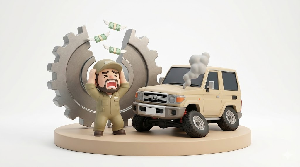 オフロードの禁忌｜4L誤操作で修理費30万？スタック脱出全手順