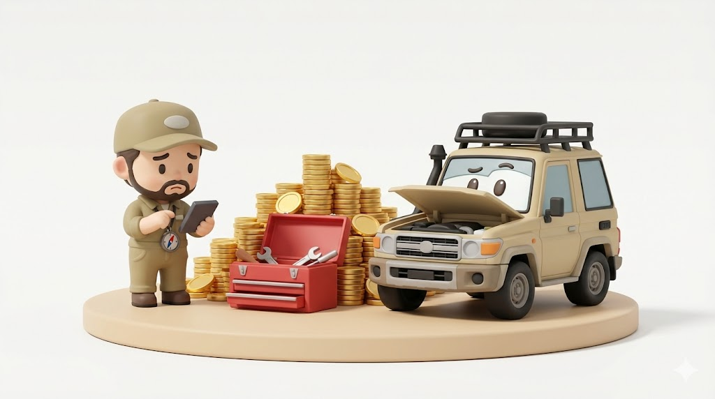 【警告】ランクル20万キロ中古の寿命｜修理費50万円の明細公開