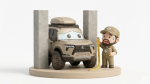 レクサスGX550サイズ｜全幅1980mmの悲報…マンション駐車場は全滅