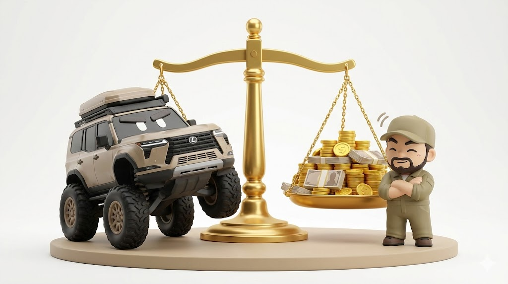 レクサスGXオーバートレイルの罠｜全幅2mの地獄とリセールの正解