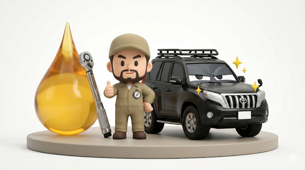 【警告】プラド150オイル交換の罠｜量・粘度・時期とDIY節約術の正解