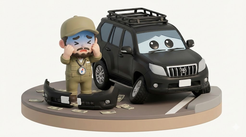 プラド150モデリスタ検討中へ【暴露】8万の修理地獄と後付けの罠