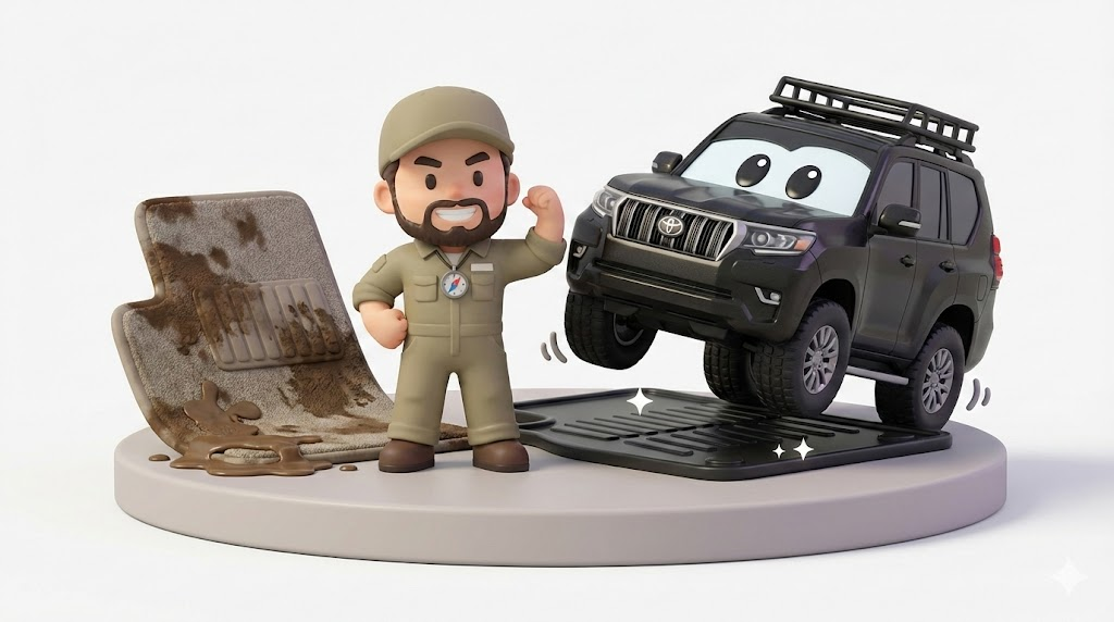 プラド150フロアマット｜アウトドア派必見！純正の罠と5分の正解