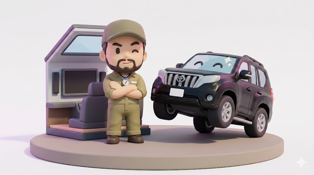 プラド150リアモニター増設の罠！サンルーフ車が選ぶべき正解とは