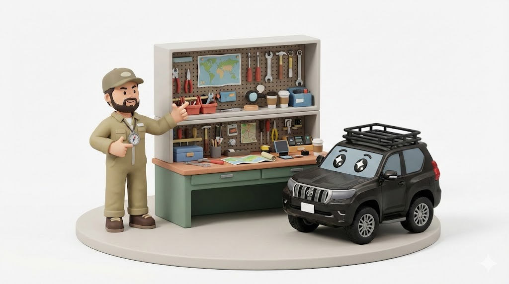 【悲報】プラド150収納の絶望｜数千円でコンソールが激変する専用品