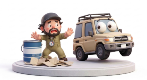 ランクル70オイル交換【警告】DIY派必見！規格外で30万の罠