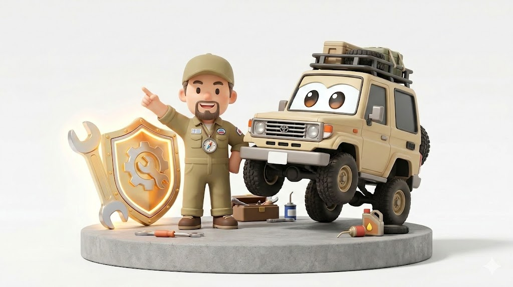 【警告】ランクル70グリル交換｜TOYOTAロゴ化の罠とDIYの正解