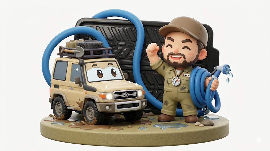 ランクル70フロアマット【警告】3万円の純正は罠｜泥を防ぐ最適解