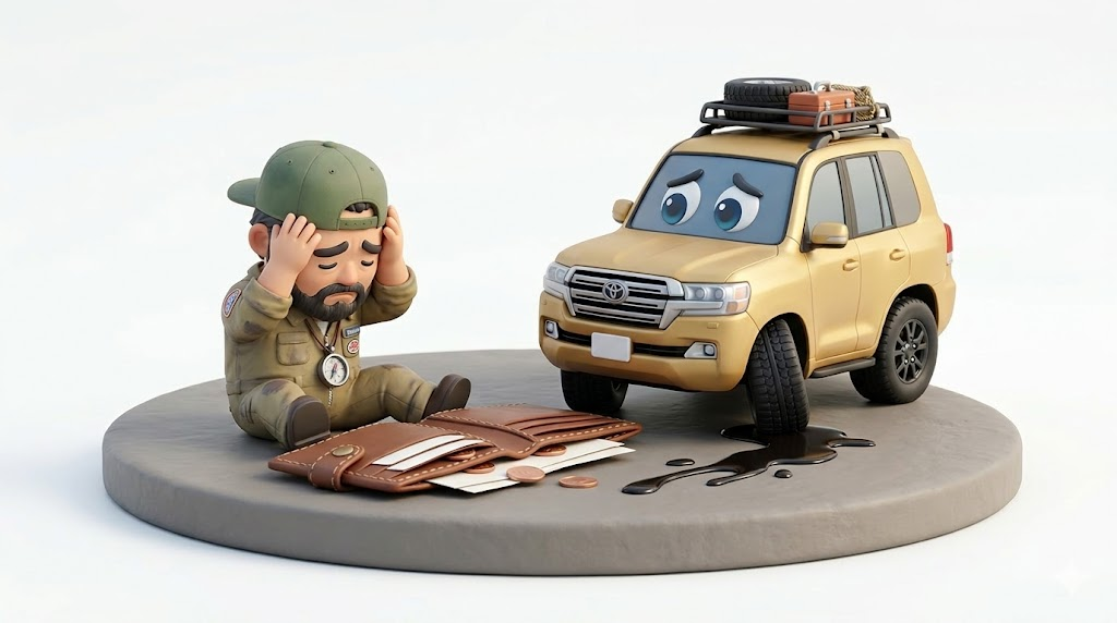 ランクル200オイル交換【悲報】1回1.5万！8L地獄とDIYの罠