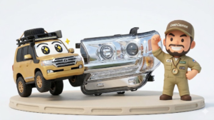 ランクル200ヘッドライト黄ばみ【警告】磨きは無駄！LED化の正解