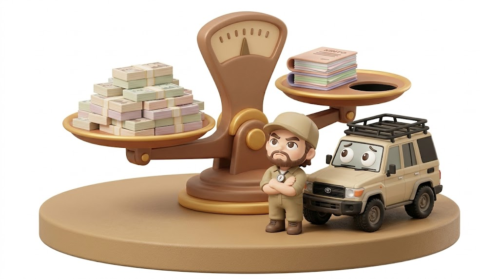 ランクル70KINTO検討者へ【警告】月額7万と原状回復の罠