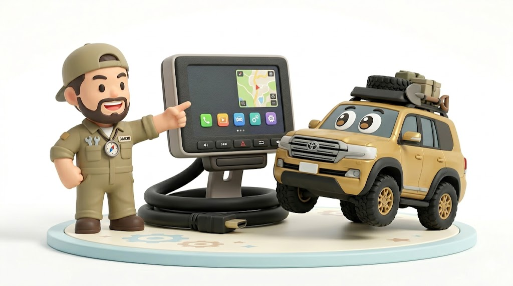 ランクル200リアモニター増設の罠|5万捨てる前に読む最終結論