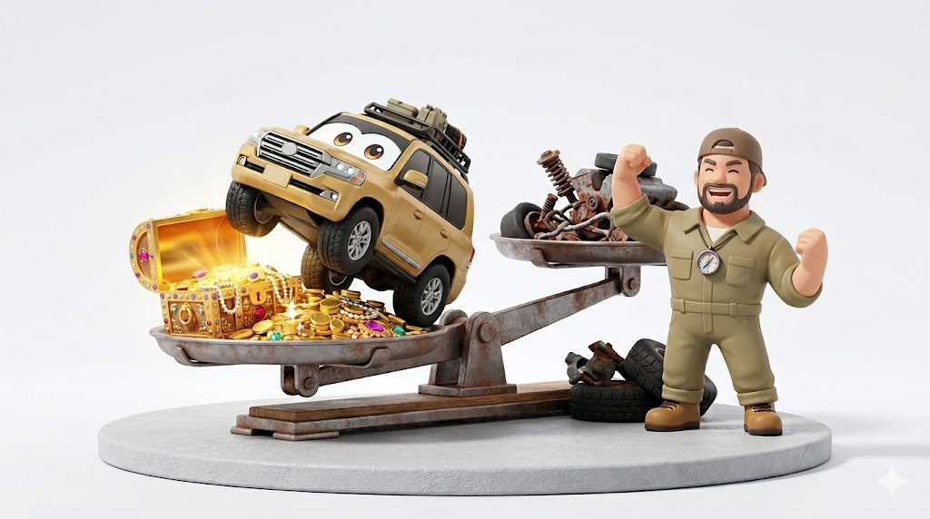 ランクル200競合比較|中古LX570修理40万の罠と唯一の正解