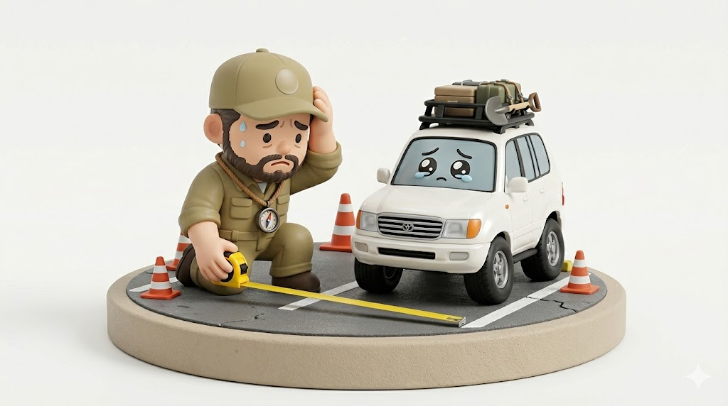 ランクル100サイズ【悲報】全幅1940mmの罠｜中古検討中へ