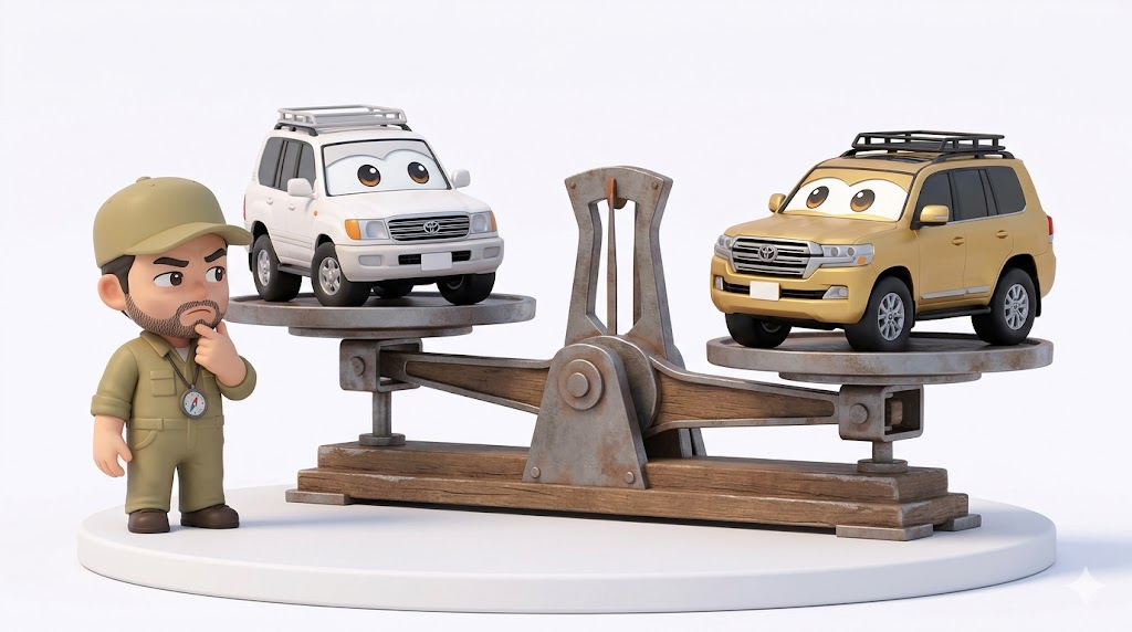 ランクル100と200の違い比較【暴露】予算300万は100系一択