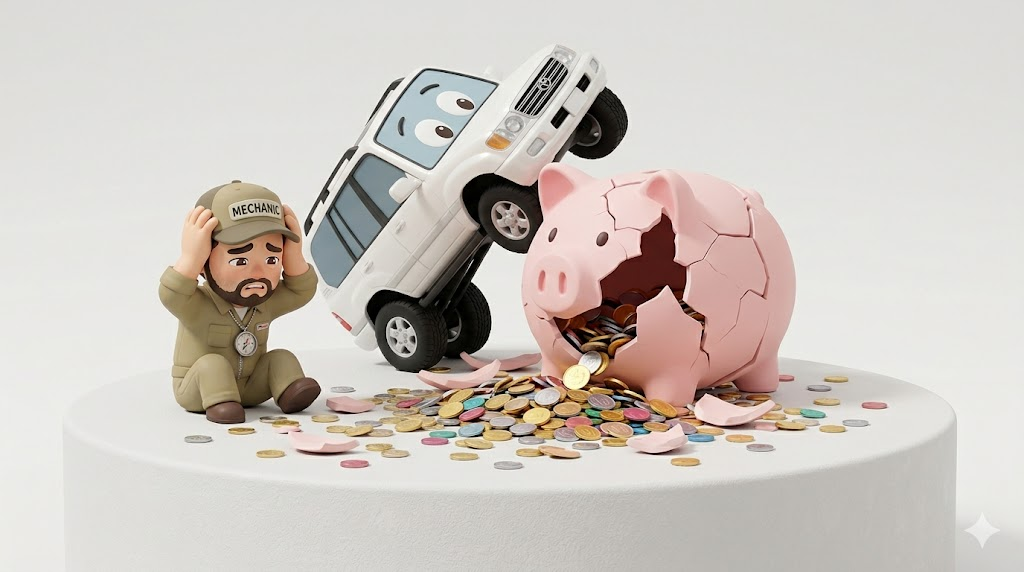 ランクル100故障の罠|中古検討者へ警告!100万飛ぶ定番箇所