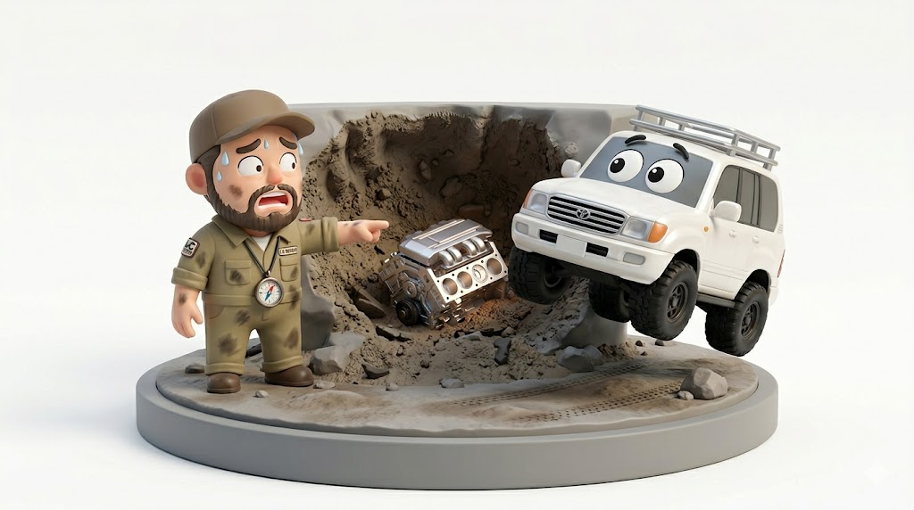 ランクル100V8中古【暴露】寿命100万kmとタイベル15万の罠