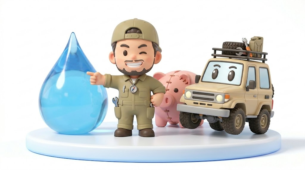 ランクル70アドブルー【警告】13L空で始動不可！タンク破損の罠