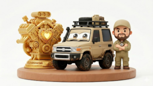 ランクル70エンジン【中古の罠】50万kmオーナーが耐久性を暴露