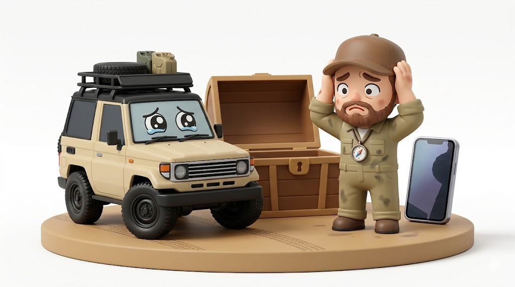 ランクル70内装【悲報】検討中の方へ！480万で収納ゼロの罠