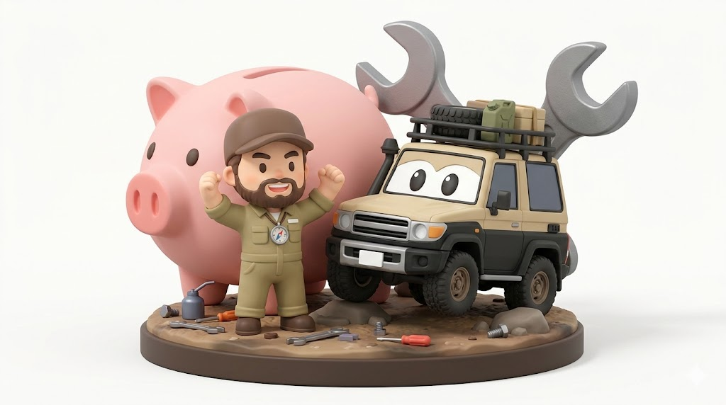 ランクル70リフトアップ費用【警告】安物パーツが招く車検落ち地獄