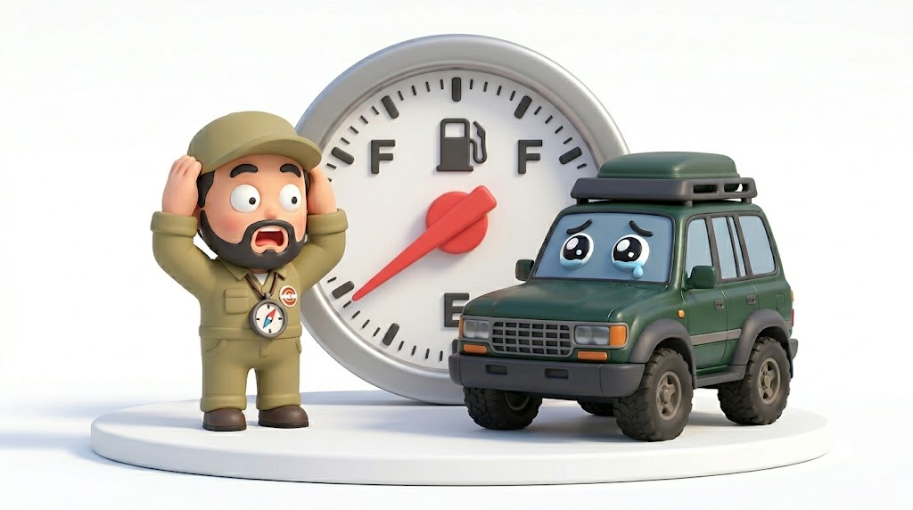 【警告】ランクル80燃費の実測値|中古検討者が絶望するリッター3km