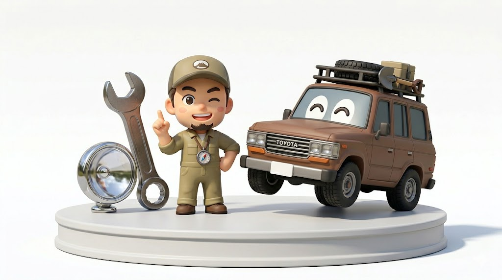 ランクル60丸目と角目の違い【暴露】中古層は25万の後期換装が正解